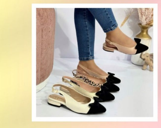 Ballerinas "Mila Chic" con Punta en Contraste